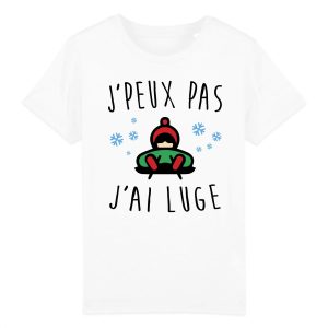 T-Shirt Enfant J’peux pas j’ai luge