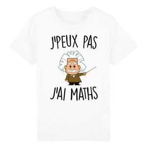 T-Shirt Enfant J’peux pas j’ai maths