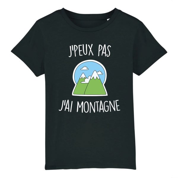 T-Shirt Enfant J’peux pas j’ai montagne