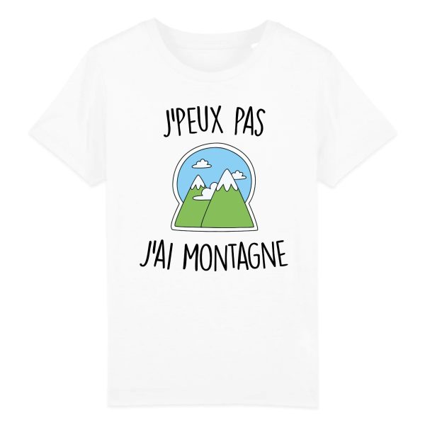 T-Shirt Enfant J’peux pas j’ai montagne