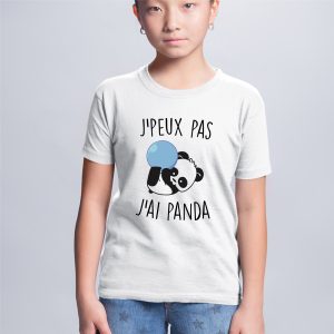T-Shirt Enfant J’peux pas j’ai panda