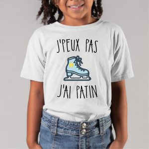 T Shirt Enfant Jpeux pas jai patin 2691 1