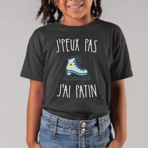 T Shirt Enfant Jpeux pas jai patin 2691 2