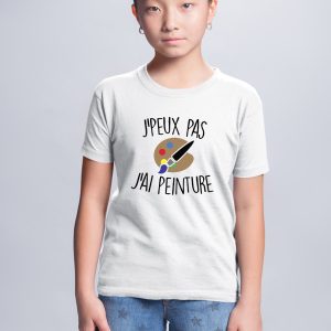 T Shirt Enfant Jpeux pas jai peinture 5280 1