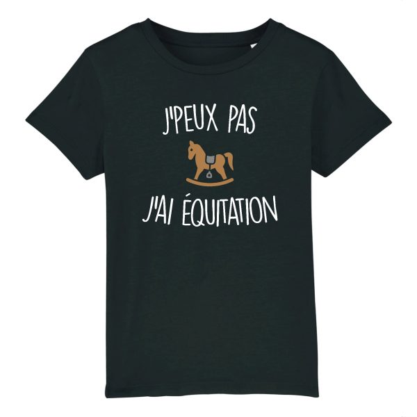 T-Shirt Enfant J’peux pas j’ai equitation