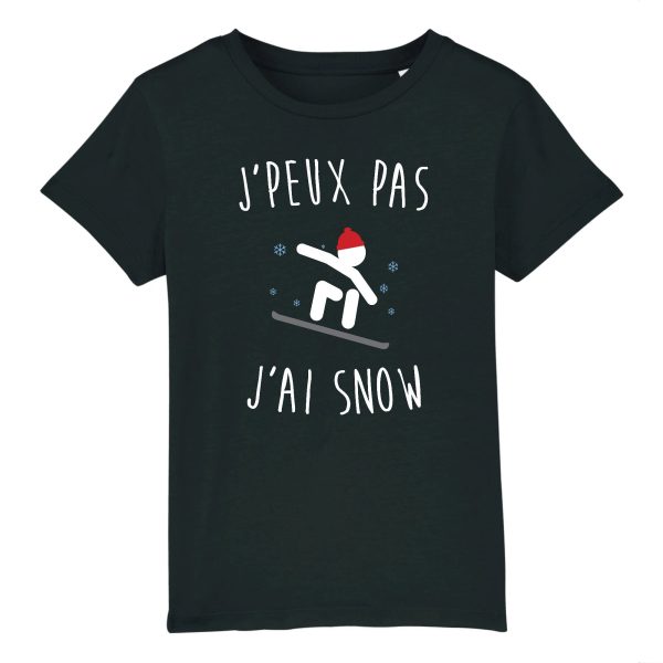 T-Shirt Enfant J’peux pas j’ai snow