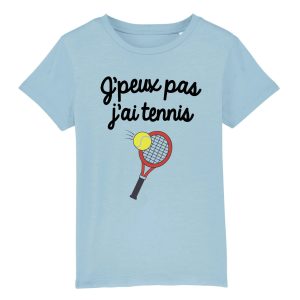 T-Shirt Enfant J'peux pas j'ai tennis 1 T Shirt Enfant Jpeux pas jai tennis 8994 10