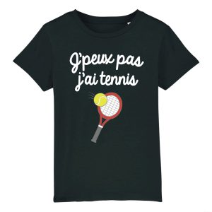 T-Shirt Enfant J'peux pas j'ai tennis 3 T Shirt Enfant Jpeux pas jai tennis 8994 3