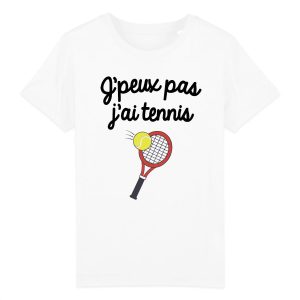 T-Shirt Enfant J'peux pas j'ai tennis 4 T Shirt Enfant Jpeux pas jai tennis 8994 4