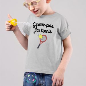 T-Shirt Enfant J'peux pas j'ai tennis 5 T Shirt Enfant Jpeux pas jai tennis 8994 5