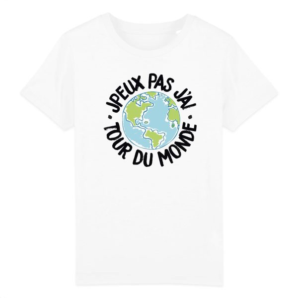 T-Shirt Enfant J’peux pas j’ai tour du monde
