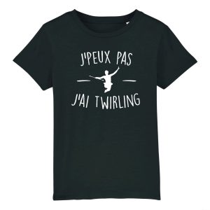 T-Shirt Enfant J’peux pas j’ai twirling