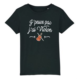 T Shirt Enfant Jpeux pas jai violon 8896 3