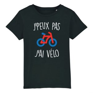 T-Shirt Enfant J’peux pas j’ai velo