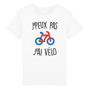 T-Shirt Enfant J’peux pas j’ai velo
