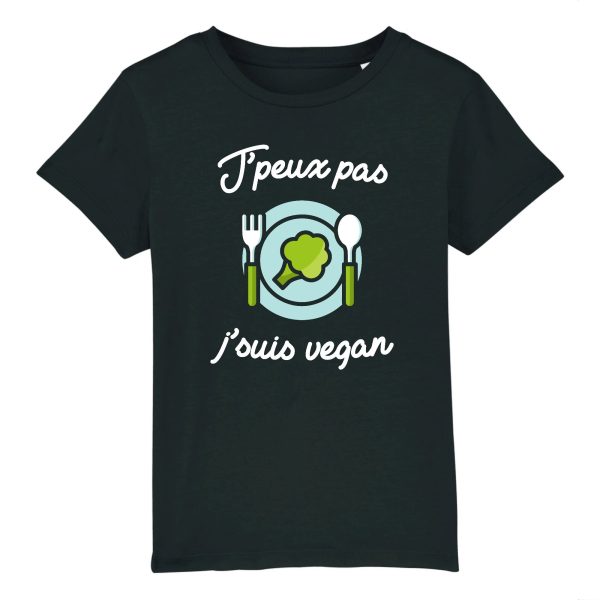 T-Shirt Enfant J’peux pas j’suis vegan