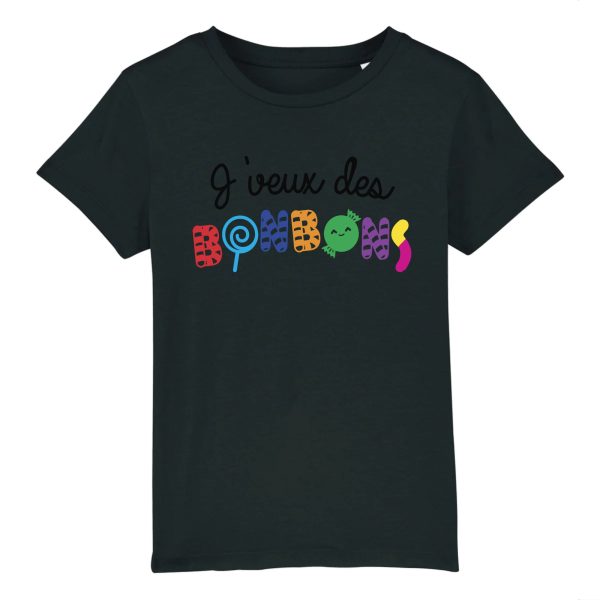 T-Shirt Enfant J’veux des bonbons