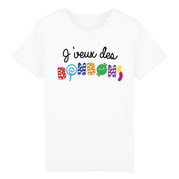 T-Shirt Enfant J’veux des bonbons