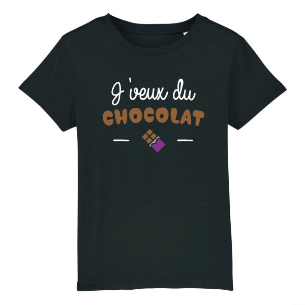 T-Shirt Enfant J’veux du chocolat