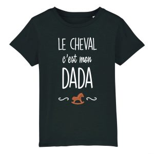 T-Shirt Enfant Le cheval c’est mon dada