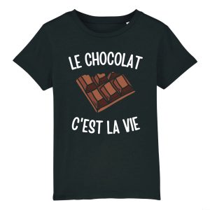 T-Shirt Enfant Le chocolat c’est la vie