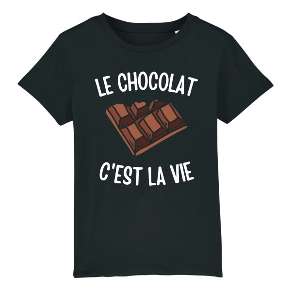 T-Shirt Enfant Le chocolat c’est la vie