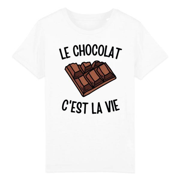 T-Shirt Enfant Le chocolat c’est la vie