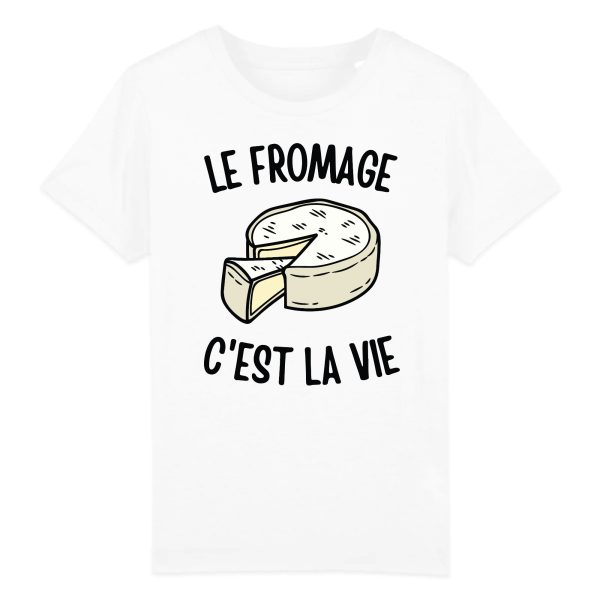T-Shirt Enfant Le fromage c’est la vie