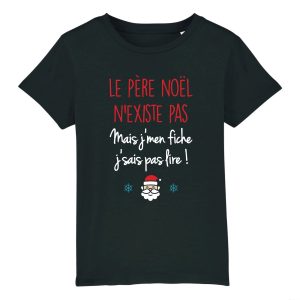 T-Shirt Enfant Le pere noel n’existe pas