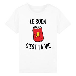 T-Shirt Enfant Le soda c'est la vie 1 T Shirt Enfant Le soda cest la vie 7862 4