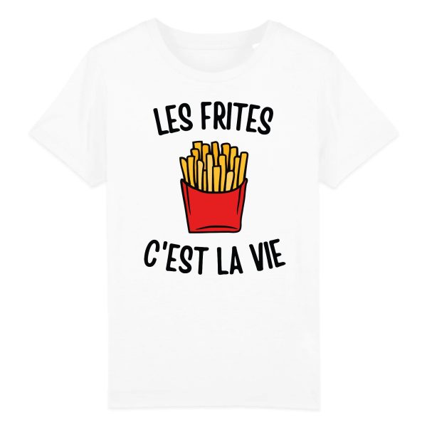 T-Shirt Enfant Les frites c’est la vie