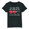 T-Shirt Enfant Les jeux video ont ruine ma vie il m’en reste deux