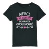 T-Shirt Enfant Merci nounou de m’avoir chouchoute