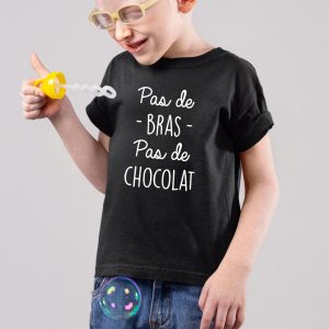 T Shirt Enfant Pas de bras pas de chocolat 9680 2