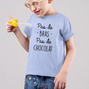 T Shirt Enfant Pas de bras pas de chocolat 9680 9
