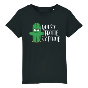 T-Shirt Enfant Qui s’y frotte s’y pique