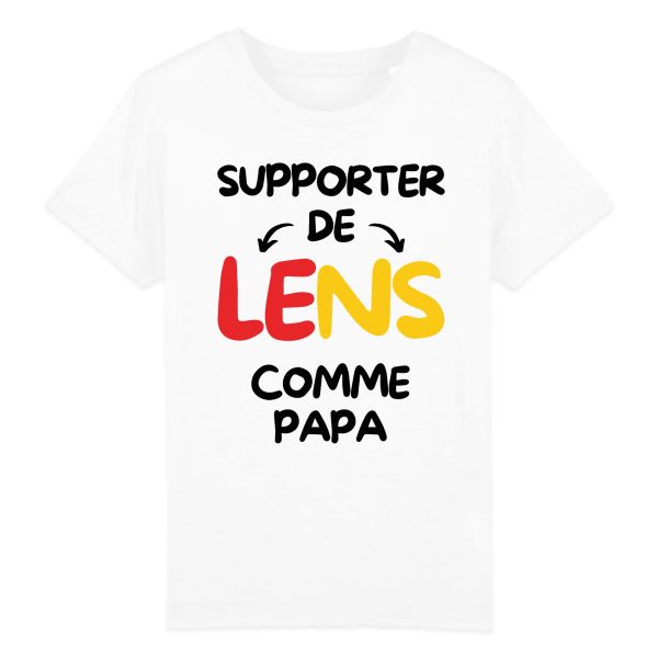 T-Shirt Enfant Supporter de Lens comme papa