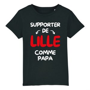 T-Shirt Enfant Supporter de Lille comme papa