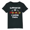 T-Shirt Enfant Supporter de Monaco comme papa