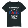 T-Shirt Enfant Supporter de Paris comme papa