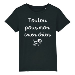 T-Shirt Enfant Toutou pour mon chien chien