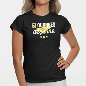 T-Shirt Femme 51 nuances de jaune 1 T Shirt Femme 51 nuances de jaune 8002 3