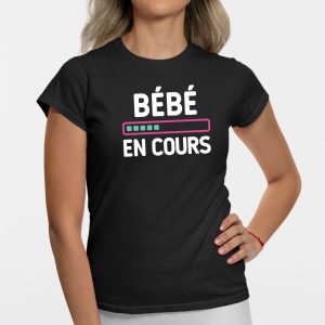 T-Shirt Femme Bebe en cours