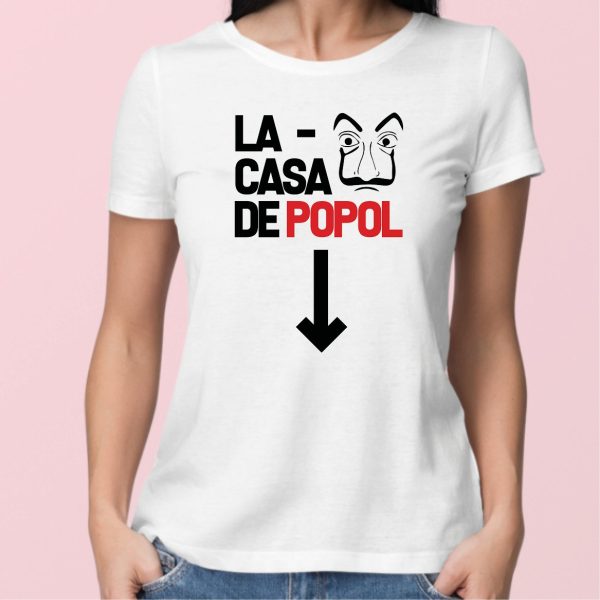 T-Shirt Femme Casa de popol