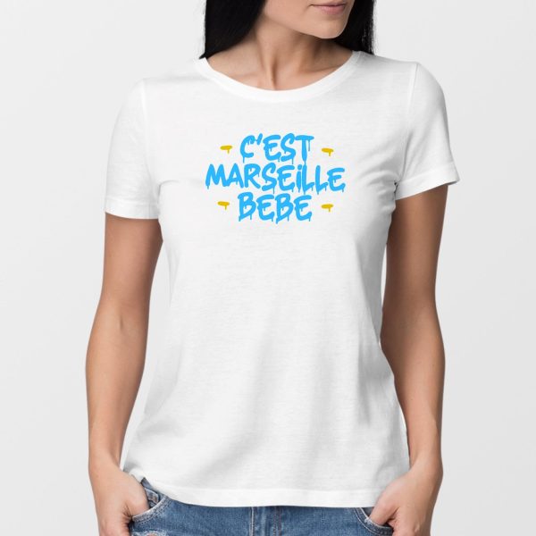 T-Shirt Femme C’est Marseille bebe
