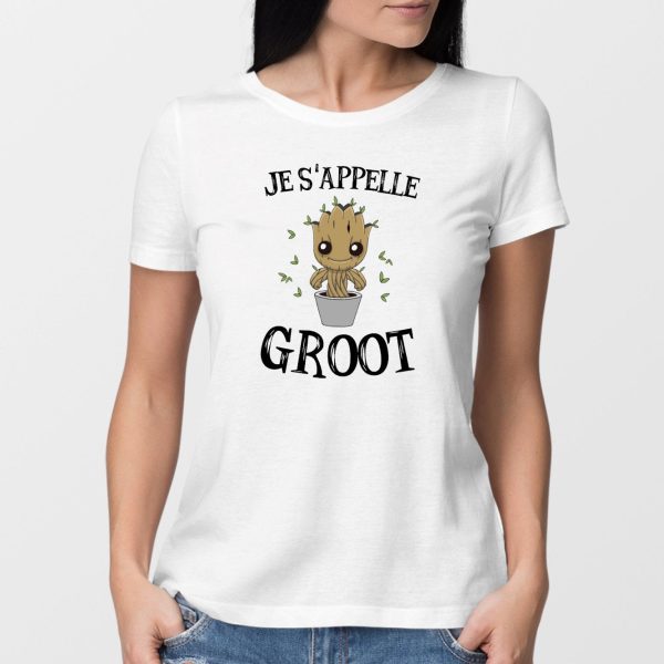 T-Shirt Femme Je s’appelle Groot