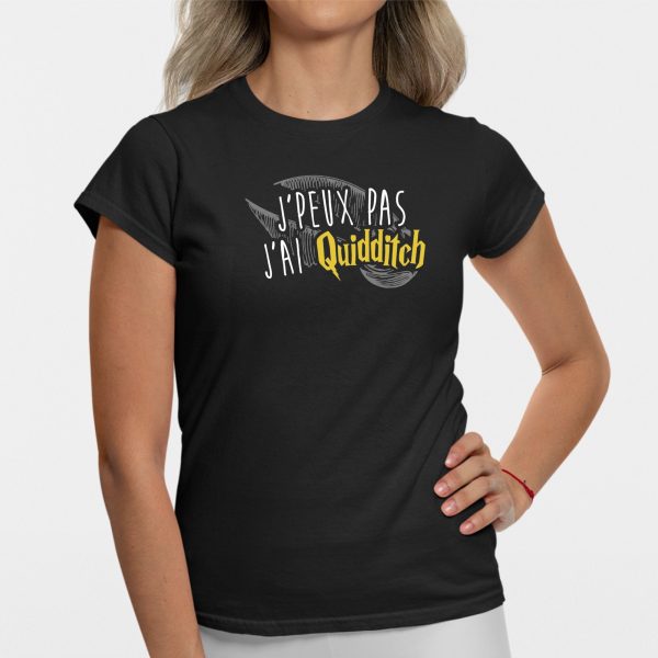 T-Shirt Femme J’peux pas j’ai Quidditch