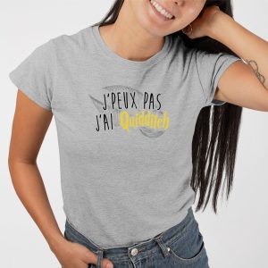 T-Shirt Femme J'peux pas j'ai Quidditch 4 T Shirt Femme Jpeux pas jai Quidditch 2392 5