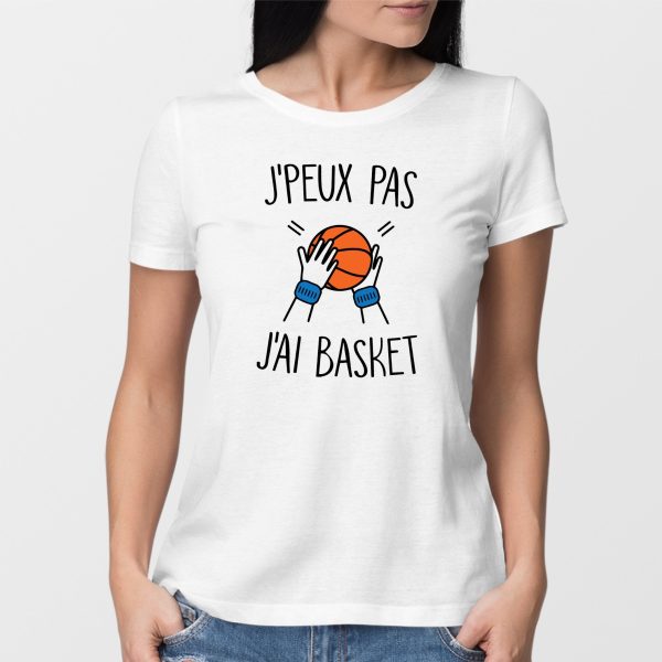 T-Shirt Femme J’peux pas j’ai basket