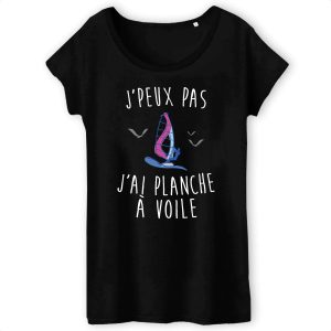 T-Shirt Femme J'peux pas j'ai planche a voile 3 T Shirt Femme Jpeux pas jai planche voile 5453 4